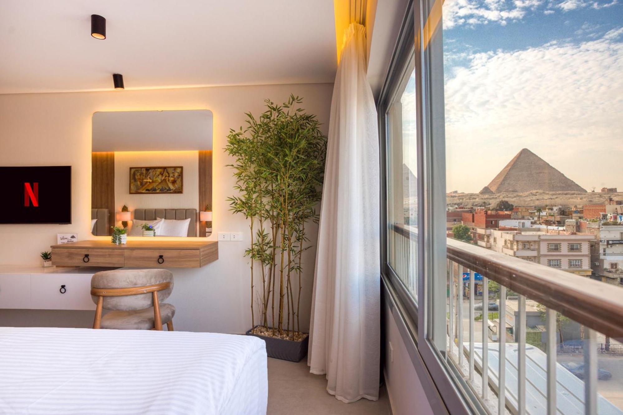 Galaxy Pyramids View Inn Kafret el-Gabal Εξωτερικό φωτογραφία