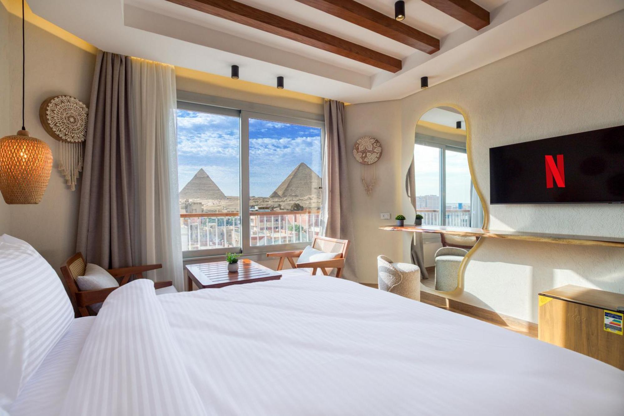 Galaxy Pyramids View Inn Kafret el-Gabal Εξωτερικό φωτογραφία