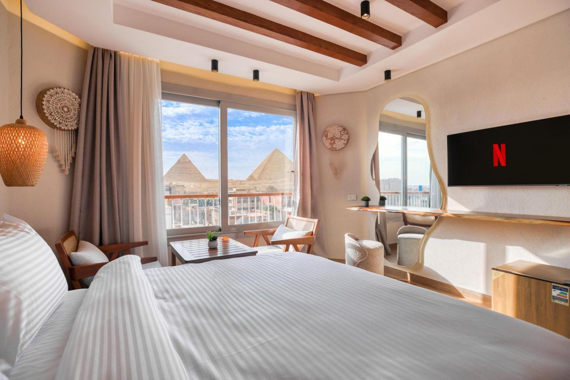 Galaxy Pyramids View Inn Kafret el-Gabal Εξωτερικό φωτογραφία