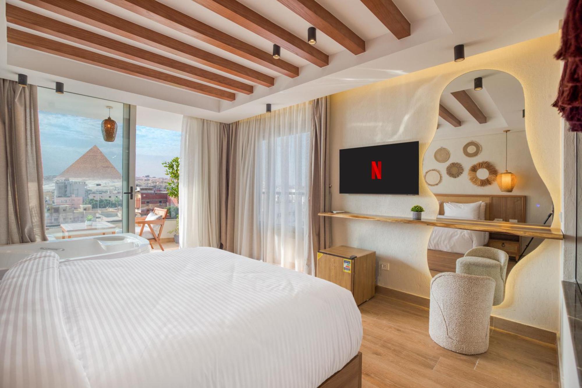 Galaxy Pyramids View Inn Kafret el-Gabal Εξωτερικό φωτογραφία