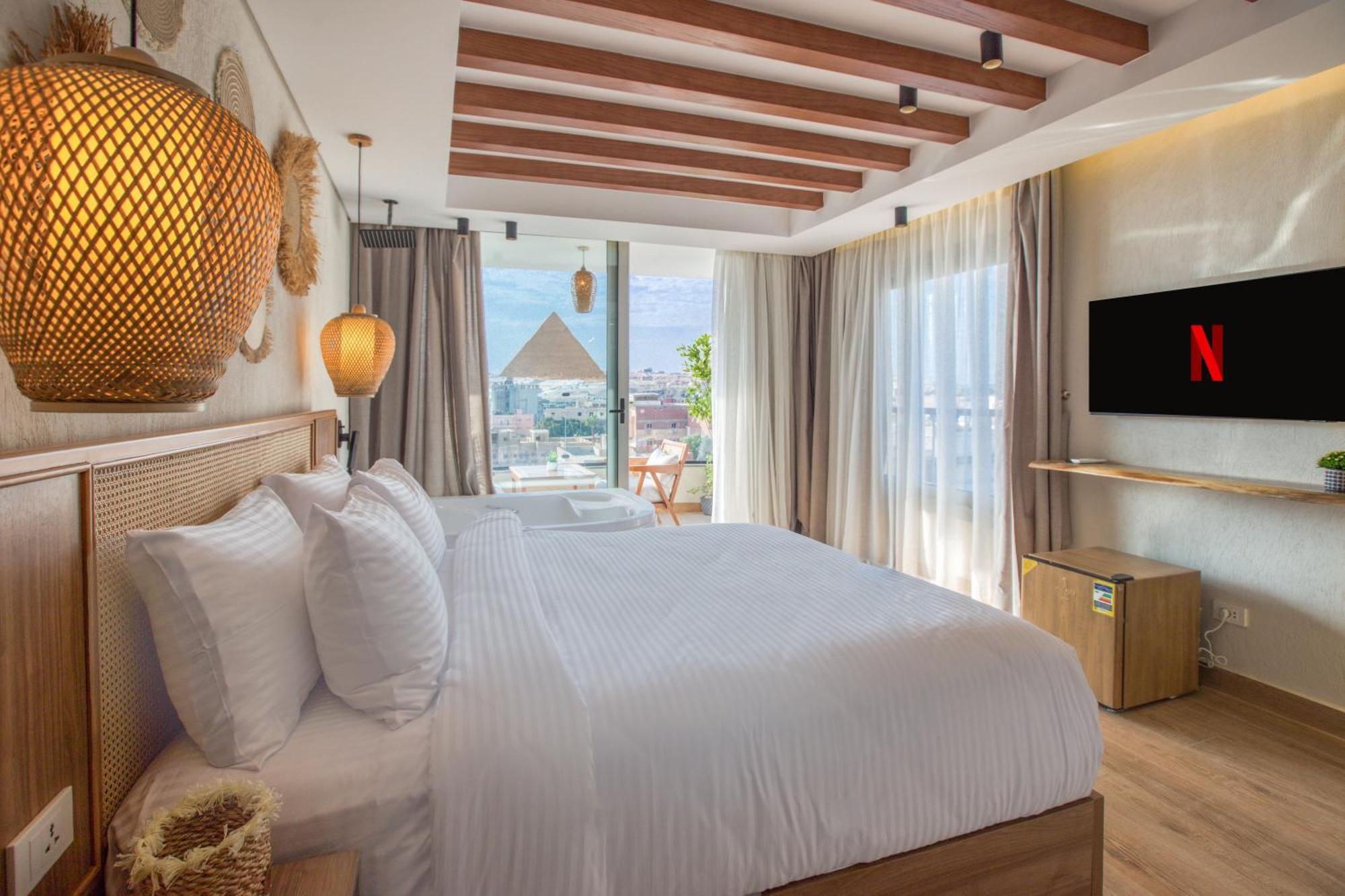 Galaxy Pyramids View Inn Kafret el-Gabal Εξωτερικό φωτογραφία