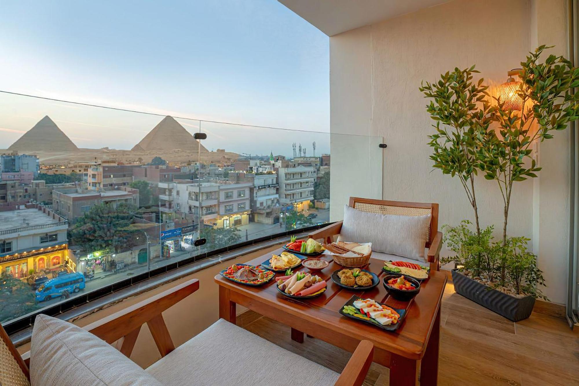 Galaxy Pyramids View Inn Kafret el-Gabal Εξωτερικό φωτογραφία